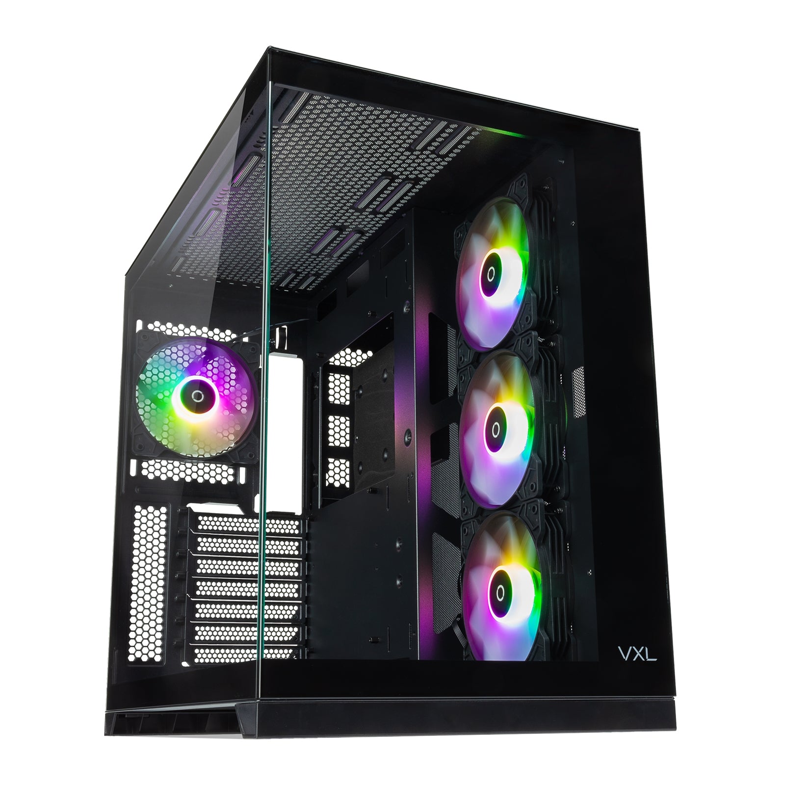 Tecware VXL EVO ARGB Dual-Chamber Mid-Tower Case - Tempered Glass Tecware VXL EVO ARGB Dual-Chamber Mid-Tower Case - Tempered Glass